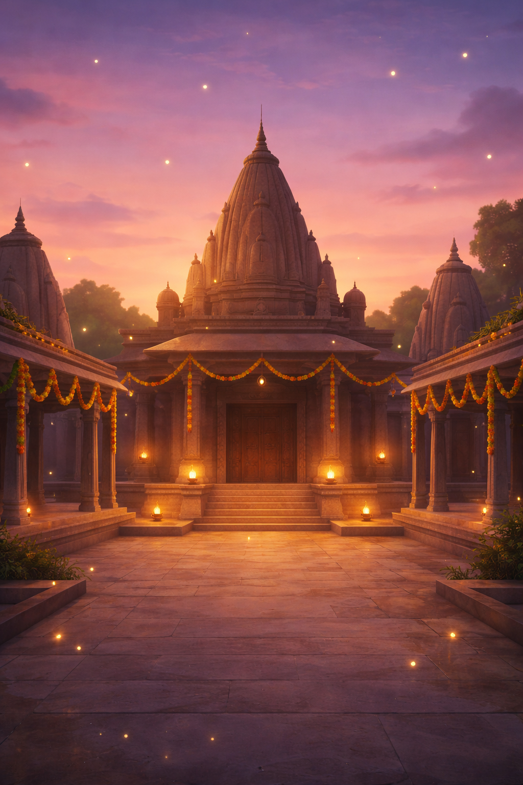 The sacred temple world of Amrit Flow