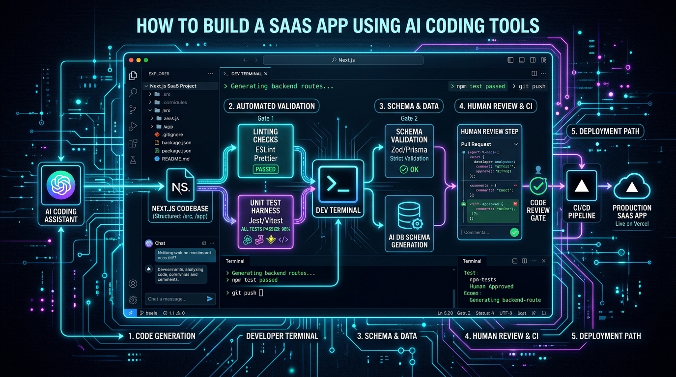 How to Build a SaaS App Using AI Coding Tools - Agentium Start Architecture